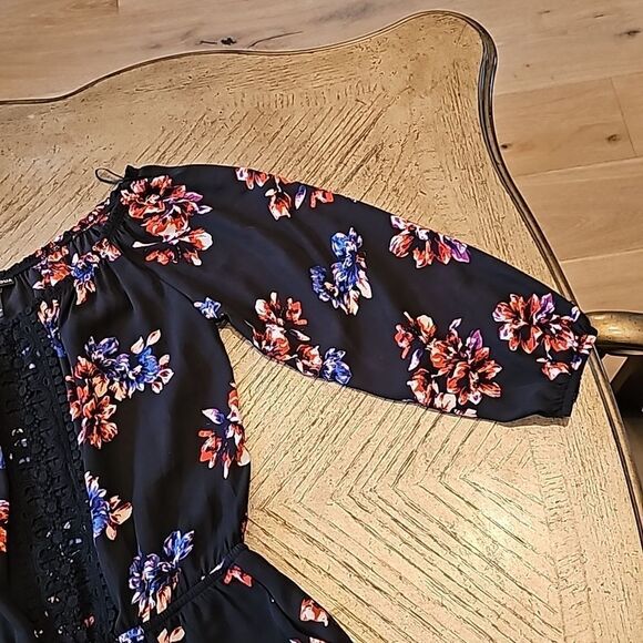 Floral romper size M Aqua - Picture 3 of 8